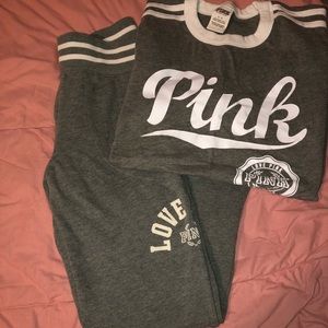 Victoria Secret  Matching T-shirt and Jogger Set